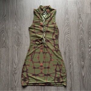 With Jean Amethyst mini dress